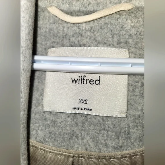 WILFRED - Wool Coat Grey - Picture 5 of 9